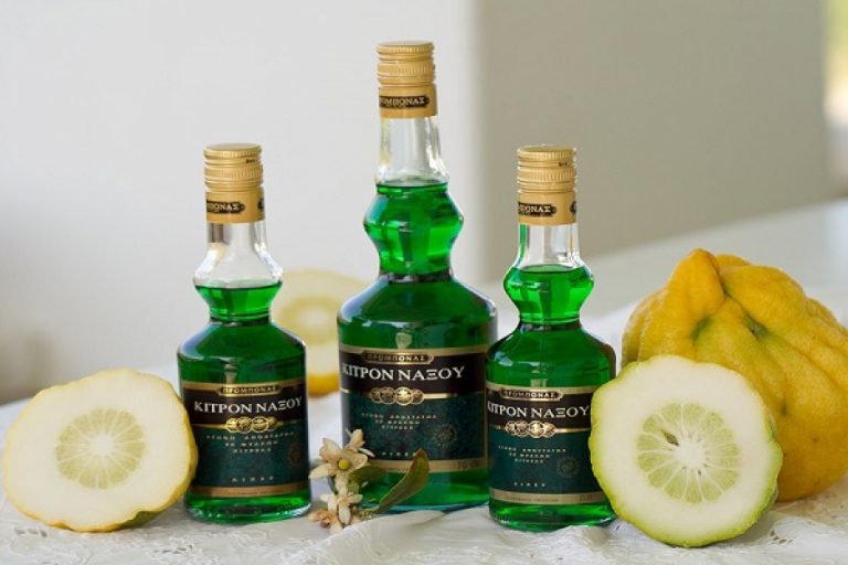 Vallindras Kitron Distillery bottles.