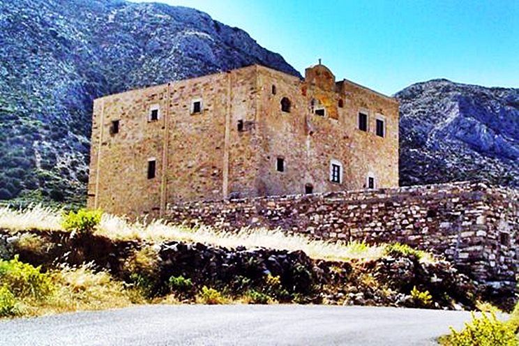 Vazeos tower front side.